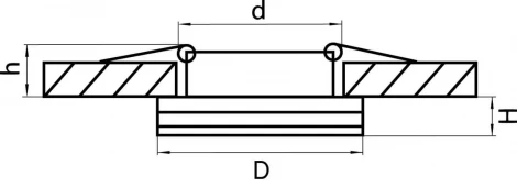 Встраиваемый точечный светильник Lightstar Maturo 070272 (LED, 220V, IP44)