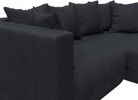 Диван угловой Лига-052 НПБ угол универсальный Лига Диванов (Замша) арт.128813