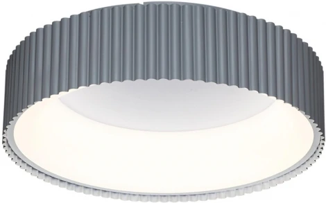 Потолочный светильник круглый Sonex Sharmel 7713/56L металл/акрил/белый/серый LED 56Вт 3000-6500К D460 IP20 пульт ДУ (220V, круглые)