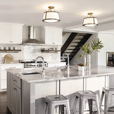 Потолочная люстра на штанге Charlotte HK-CHARLOTTE-SF-BC Hinkley (220V)