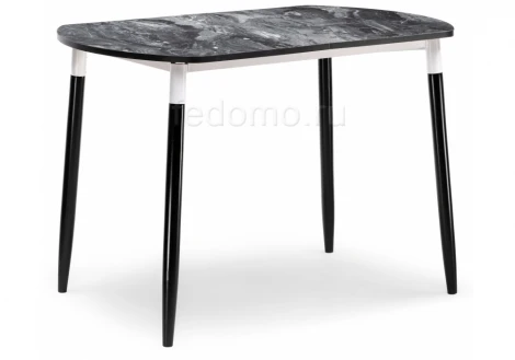 Стол раскладной Гуанг гранит темный / черный