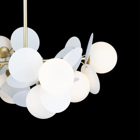 Потолочная люстра на штанге Loft IT Matisse 10008/8 white (220V, шарики)