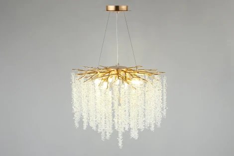 Подвесная люстра Aployt Paulina APL.848.03.10 (220V, хрусталь, на тросе, ветки)