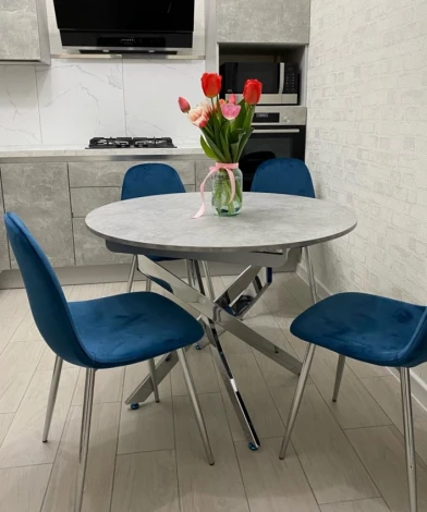 Стул PESCARA UF910-18 NAVY BLUE, велюр