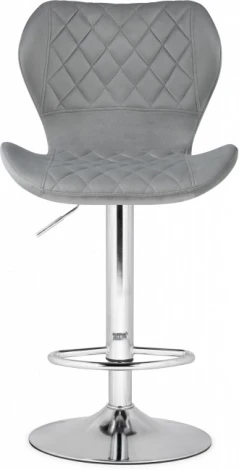 Барный стул Woodville Porch chrome / gray