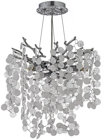 Подвесная люстра хрустальная Dio D`arte Tavenna Nickel Tavenna H 1.5.32.103 N (220V, на тросе)