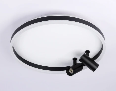 Потолочный светильник круглый светодиодный Ambrella Comfort FL5113 (регулировка яркости, 220V, пульт управления, круглые)