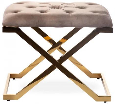 Банкетка-оттоманка золото MY iNTERNO Milan MYB-20G