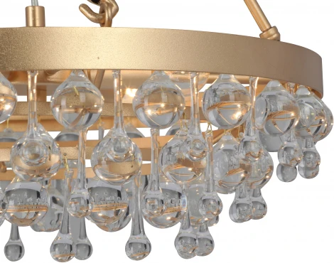 Подвесная люстра Vitaluce V5352-8/4S, 4хE14 макс. 40Вт (220V, хрусталь)