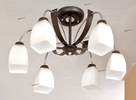 Потолочная люстра Citilux Крокус CL128161 (220V, венге)