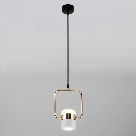 Подвесной светильник Elektrostandard Oskar 50165/1 LED золото/белый