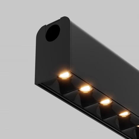 Трековый светильник модульный низковольтный светодиодный 24V 12W 3000K Maytoni Technical Points TR237-1-12W3K-B