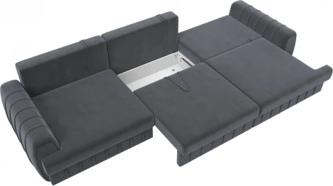 Диван прямой Лига-057 НПБ Лонг Лига Диванов (Велюр) арт.129242