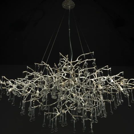 Подвесная люстра Loft IT Bijout 10067/1250 SG (220V, на тросе, ветки)