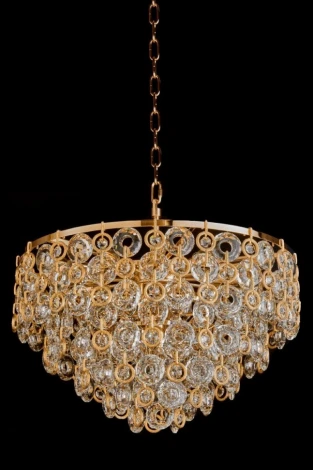 Подвесная люстра Fluorite Campanella FL1102-16P (220V, на цепи)