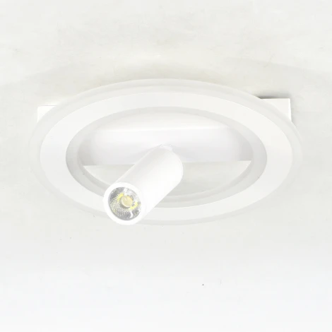 Настенно-потолочный светильник со спотом Escada 20045SMA/01LED WH LED 26W 4000K белый