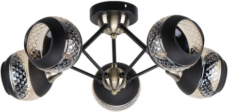 Потолочная люстра Imex MD.51851-5-S-BK+AB