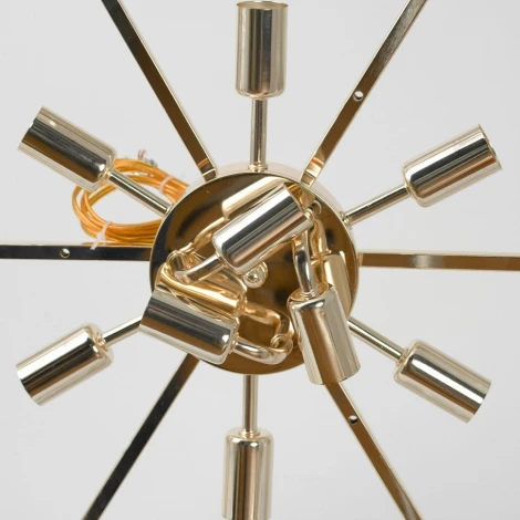 Подвесная люстра Lussole Napa LSP-8926 (220V, хрусталь, на цепи, круглые)