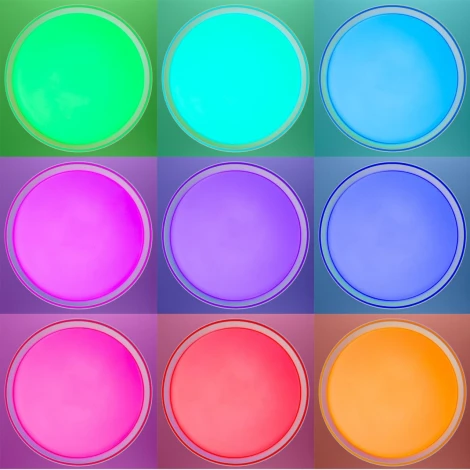 Потолочный светильник RGB круглый светодиодный с пультом Citilux Boss CL751350G (220V, круглые)