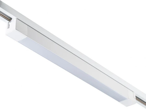 Трековый светильник однофазный Escada 20001 20001TRU/02LED SWH 30Вт металл/акрил, белый матовый (220V)