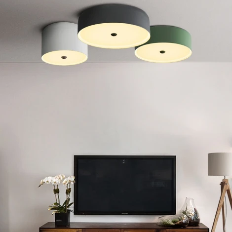 Потолочный светильник круглый Cylinder A White ImperiumLoft Cylinder01 (101495-26) (LED, 220V, круглые)