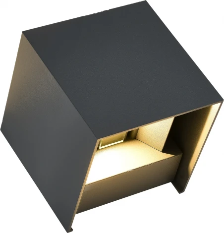 Настенный уличный светильник ST Luce Brik SL9513.701.01 серый/серый LED 1*10W 2700K BRIK