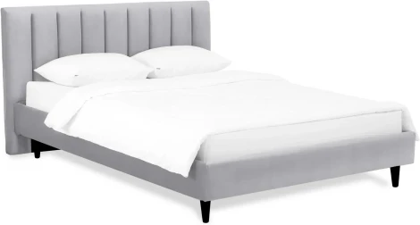 Кровать Queen II Sofia L 1600 ОГОГО (арт.577479), (Ткань/Серый)