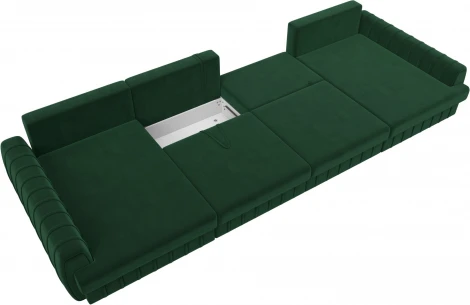 Диван П-образный Лига-057 НПБ Лонг Лига Диванов (Велюр) арт.129328