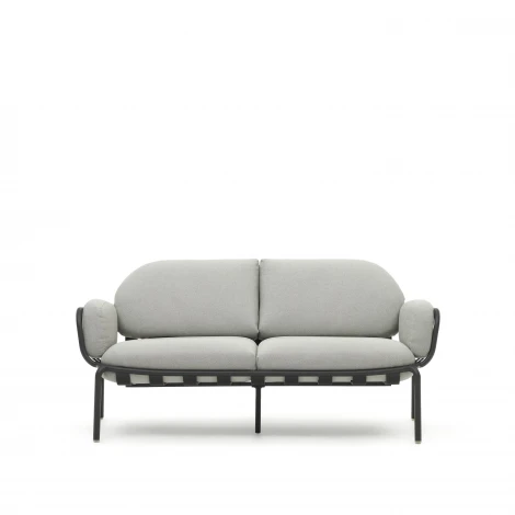 Joncols уличный алюминиевый 2-местный диван серого цвета 165 см La Forma (ex Julia Grup) арт.157381