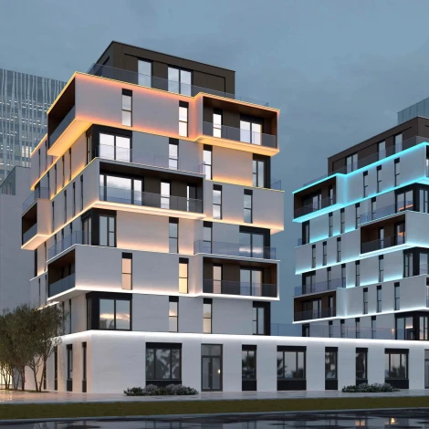 Светодиодная лента герметичная FLT-PS-A42-BLACK-23mm 24V Day4000 (21 W/m, IP67, 30deg, 5m) (Arlight, -) 037727