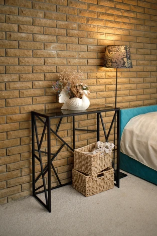 Консольный стол AllConsoles 1053-CB grey черный муар