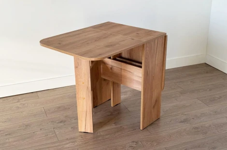 Стол-книжка раскладной Мечта Mebelson (ЛДСП/Дуб крафт золотой) арт.KM-0004.2553