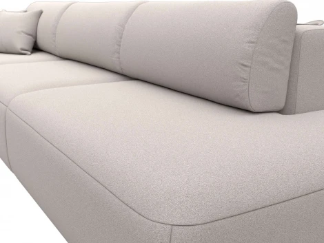 Диван прямой Лига-036 НПБ Модерн Лонг подлокотник слева Лига Диванов (Замша) арт.127702L