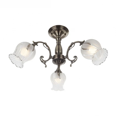 Потолочная люстра IDLamp Dorotea 289/3PF-Oldbronze