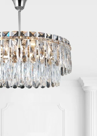 Потолочная люстра на штанге Lumien Hall Kristin LH0066/6C-CR-CL
