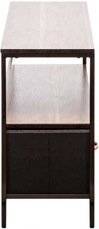 Комод Leset Локи 2 ящ., Коричневый Leset (Искусственный лен/Темно-коричневый) арт.2500000183508