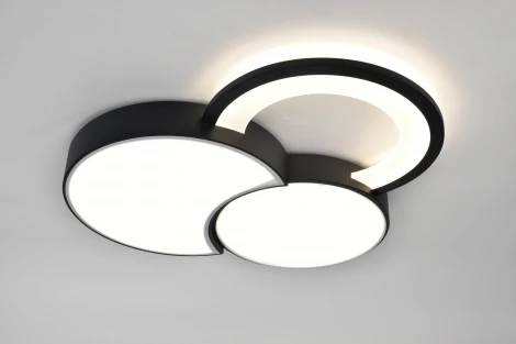 Потолочная светодиодная люстра с ПДУ Rivoli Aliona 6161-702 (регулировка яркости, 220V)