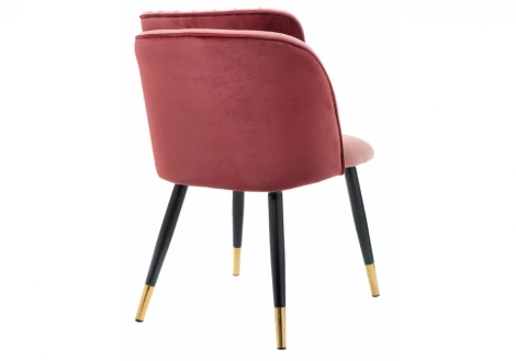 Обеденный стул на металлокаркасе Woodville Orly coral / red 11783