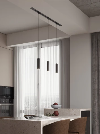 Трековая система в сборе однофазная встраиваемая 220V 30W Hesby Lighting Skylite №12 HSBL_kompl_S012_VI1B3K
