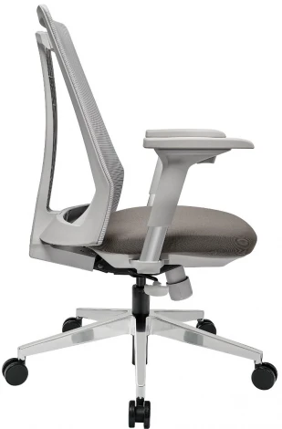 Кресло офисное Air-Chair серый, хром