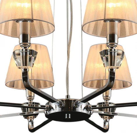 Подвесная люстра ILLUMICO IL5274-8N-27 CR (220V, на тросе)
