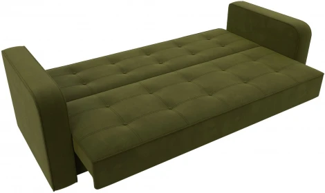 Диван-книжка Тур (Зеленый/Микровельвет) Лига Диванов арт.121783