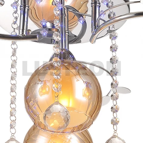 Потолочная люстра IDLamp Ottawa 220/4PF-Chrome