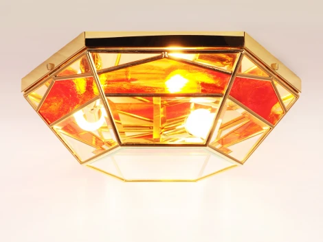 Потолочная люстра Doge Luce 1007/3PL-B.CRISTALLO M+ROSSO (220V)