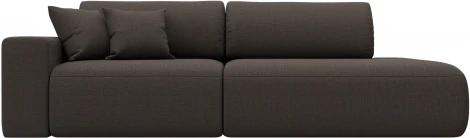 Диван прямой Лига-036 НПБ Модерн подлокотник слева Лига Диванов (Рогожка) арт.124219L