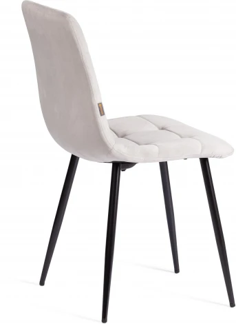 Стул CHILLY (mod. JSC-220) / 1 шт. в упаковке Tetchair (Велюр,Металл /Серый) арт.24967