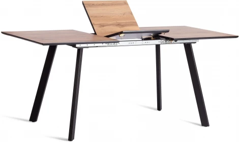 Кухонный стол Tetchair DARWIN (МДФ,Металл/Дуб Вотан,Черный)