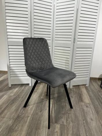 Обеденный стул M-City DAIQUIRI BLUVEL-14 GREY, велюр