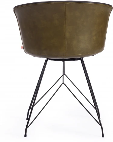 Обеденный стул Tetchair KRANZ (Экокожа,Пластик /Серый)