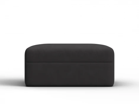 Модуль пуф Лига-060 НПБ (ЛДСП,Брус,Фанера,Замша/Коричневый) Лига Диванов 129580